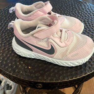 Pink Nike Revolution Shoes Size 10 Toddler Girls